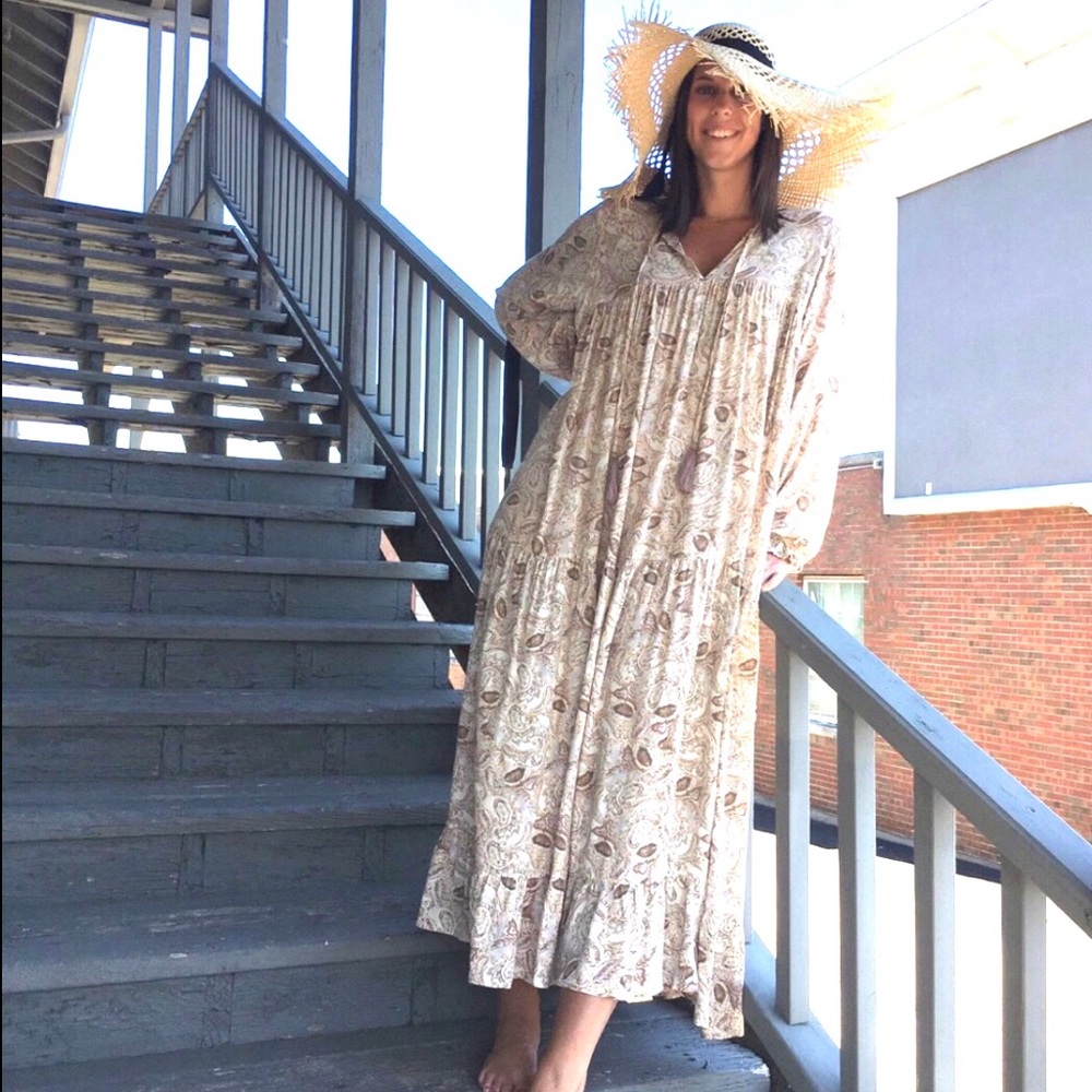 Dress Forum Cream Maxi Dress